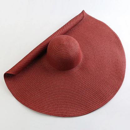 Women’s Oversized UV Protection Straw Hat