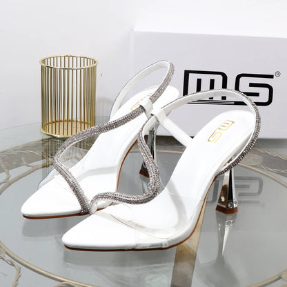 Women’s Stiletto Rhinestone Sandals