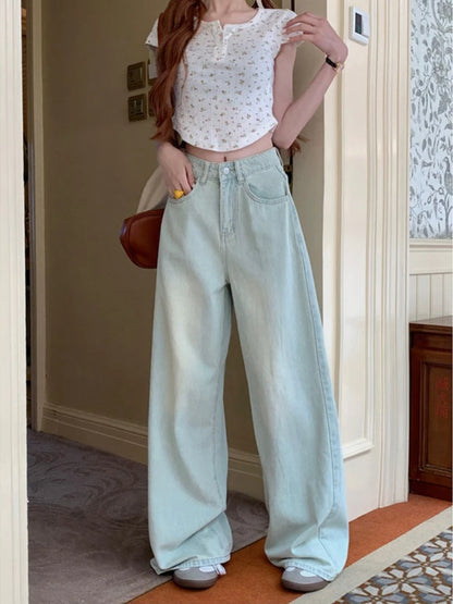 Women’s Vintage Wide-Leg Summer Jeans