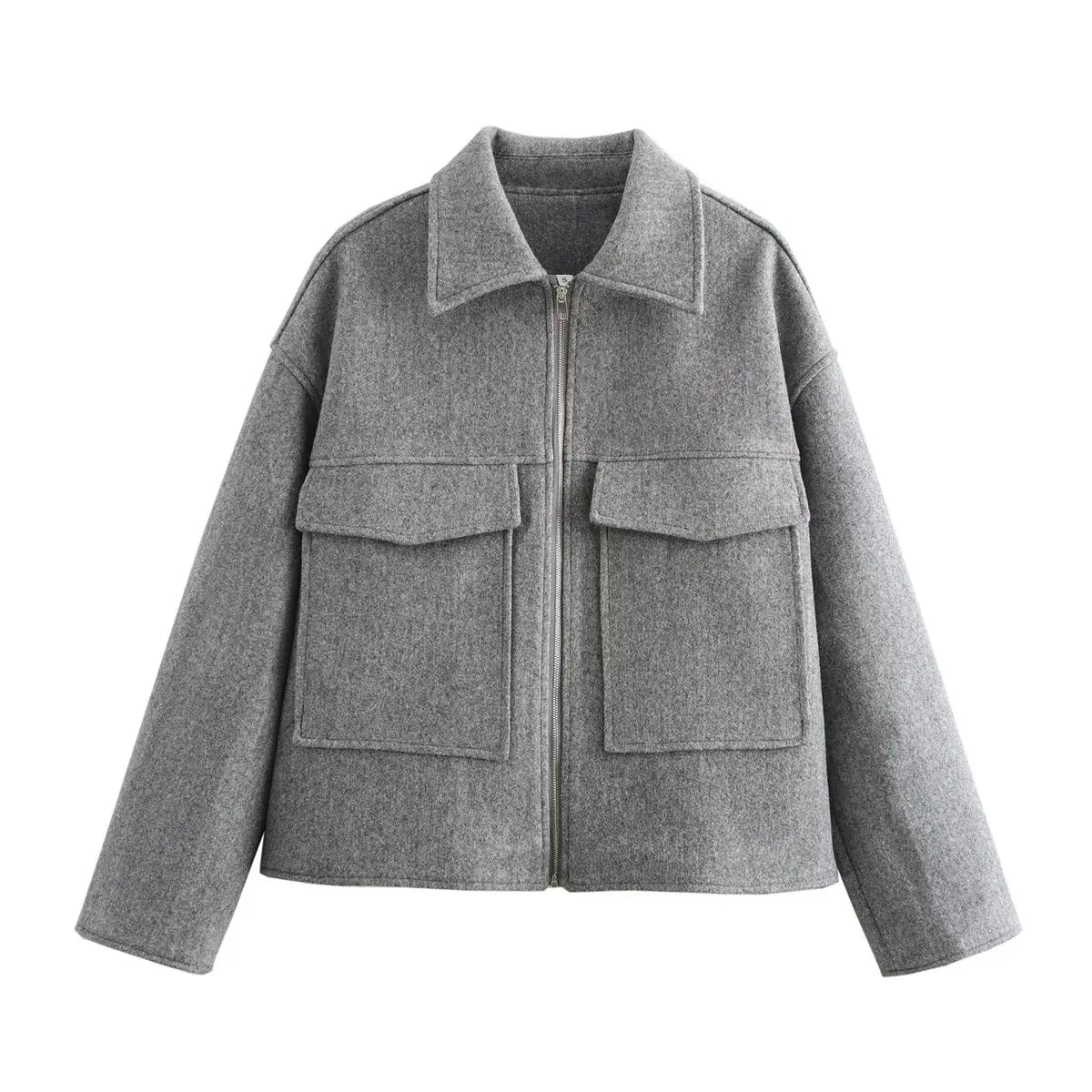 Women’s Suede Oversized Bomber Jacket