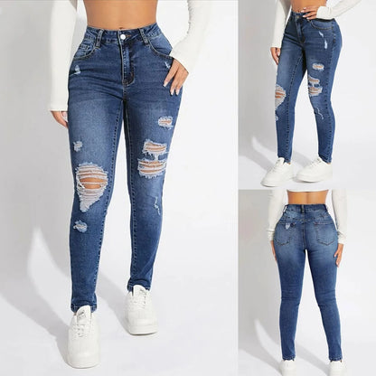 Women’s Skinny Ripped Jeans