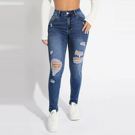 Women’s Skinny Ripped Jeans