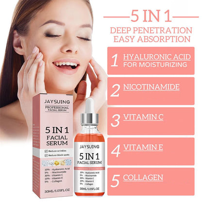 5-in-1 Face Serum – Firming, Brightening & Moisturizing
