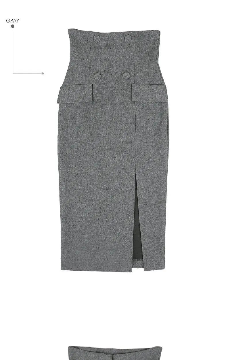 Women’s A-Line Slim Skirt – Korean Casual Style