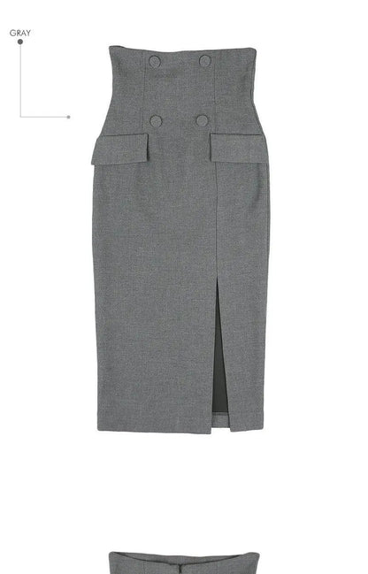 Women’s A-Line Slim Skirt – Korean Casual Style