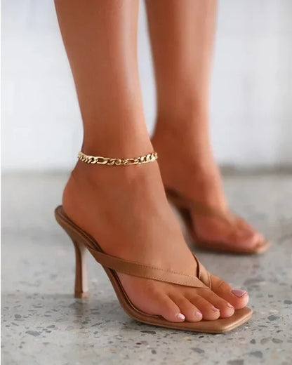 Women’s Thin Heel Flip-Flops