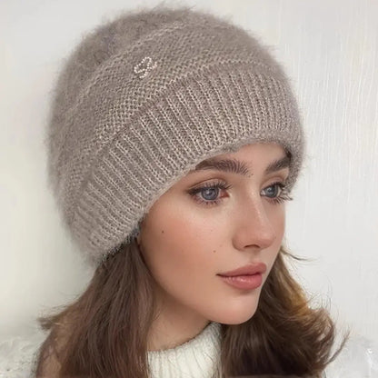 Women’s Winter Double-Layer Knit Hat