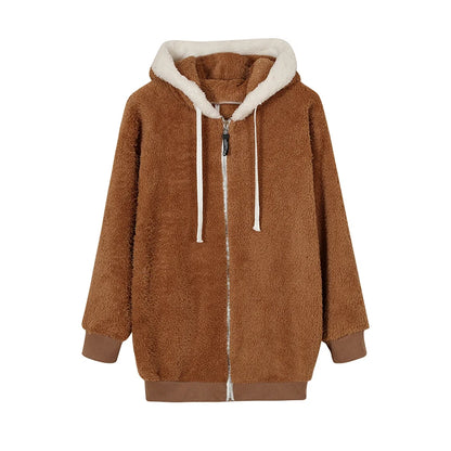 Women’s Plush Hooded Jacket