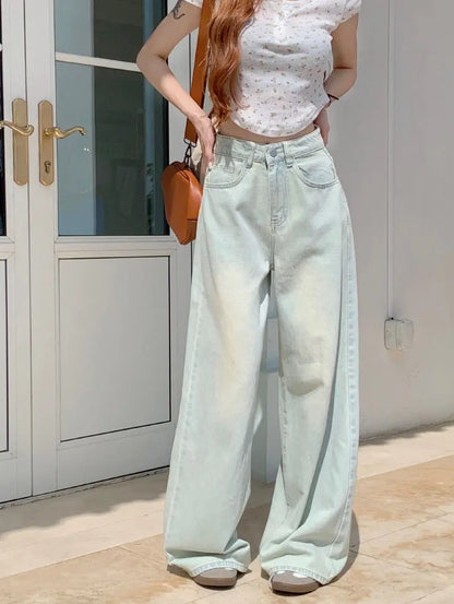 Women’s Vintage Wide-Leg Summer Jeans