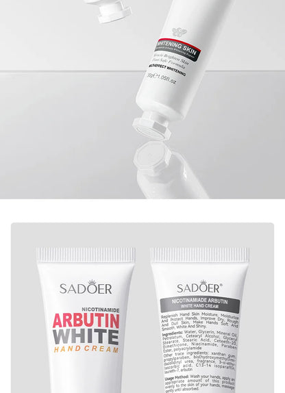 SADOER Niacinamide & Arbutin Hand Cream