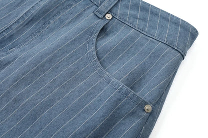 AS 2025 pinstripe denim skirt fashion woman clothes lady wear