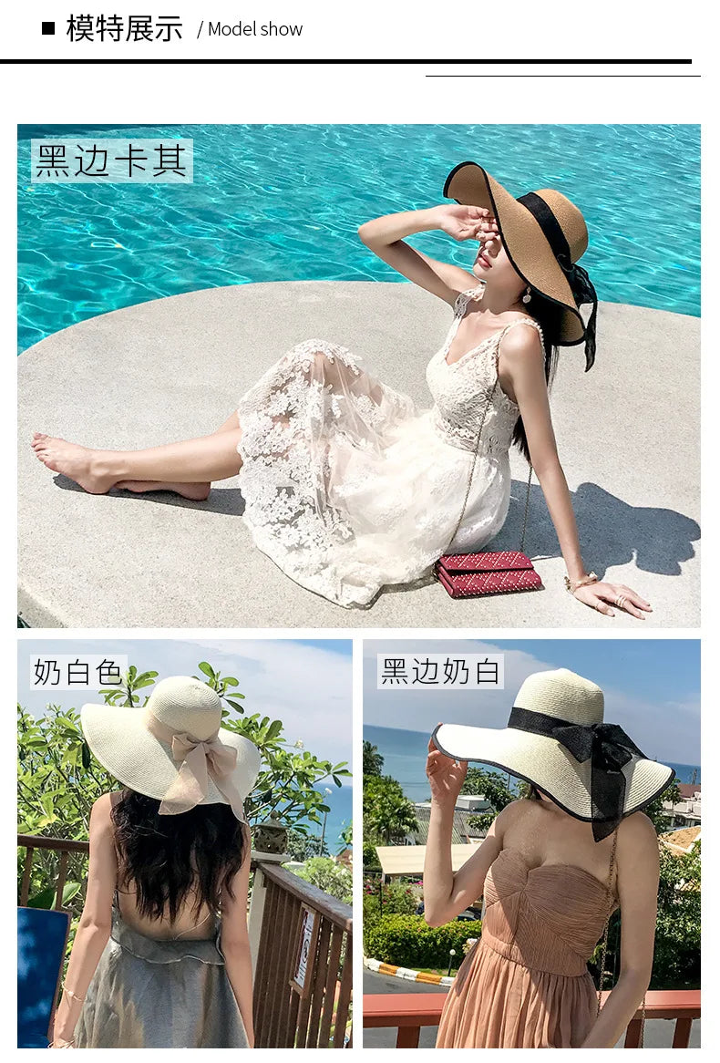 Women’s Foldable Straw Sun Hat