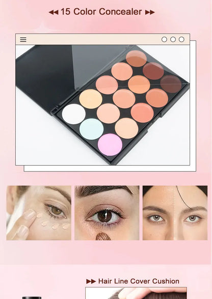 All-in-One Women’s Makeup Kit – Eyes, Lips & Face