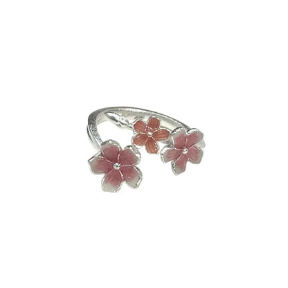 Women’s Pink Flower Fashion Ring