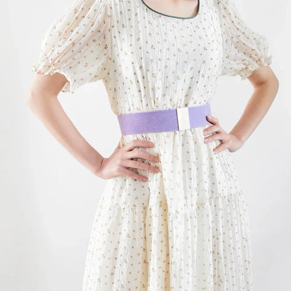 Women’s High-Quality Black Elastic Belt