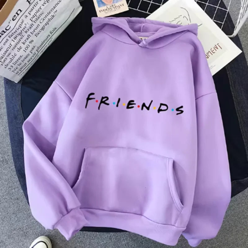 Women’s Friends Print Pullover Hoodie
