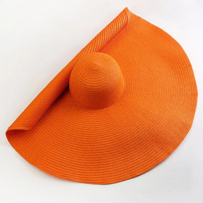 Women’s Oversized UV Protection Straw Hat