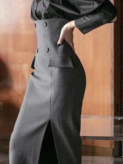Women’s A-Line Slim Skirt – Korean Casual Style