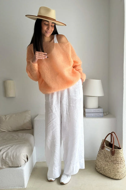 Women'S Casual Sweater   Soft  Comfortable Off Shoulder Pullover in Light Blue Perfect for Spring Fall  Casual Attire Casual S