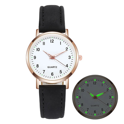 Women’s Luxury Leather Strap Quartz Watch