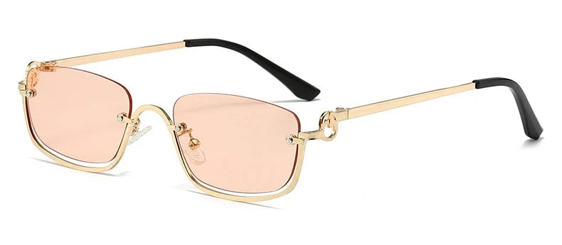 Women’s Half Frame Square Sunglasses