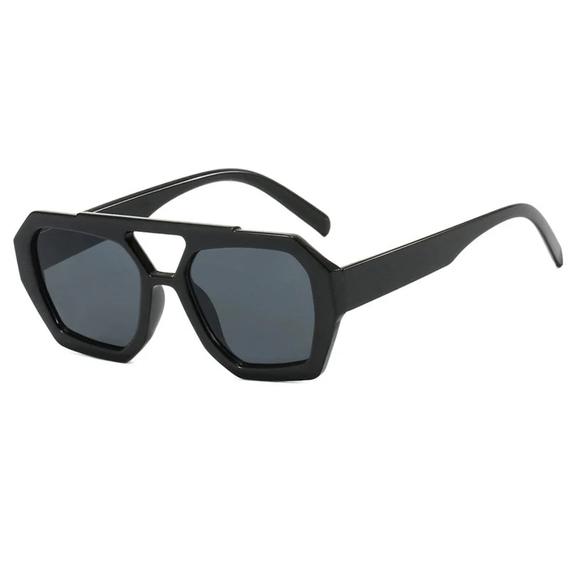 Unisex Vintage Square Sunglasses