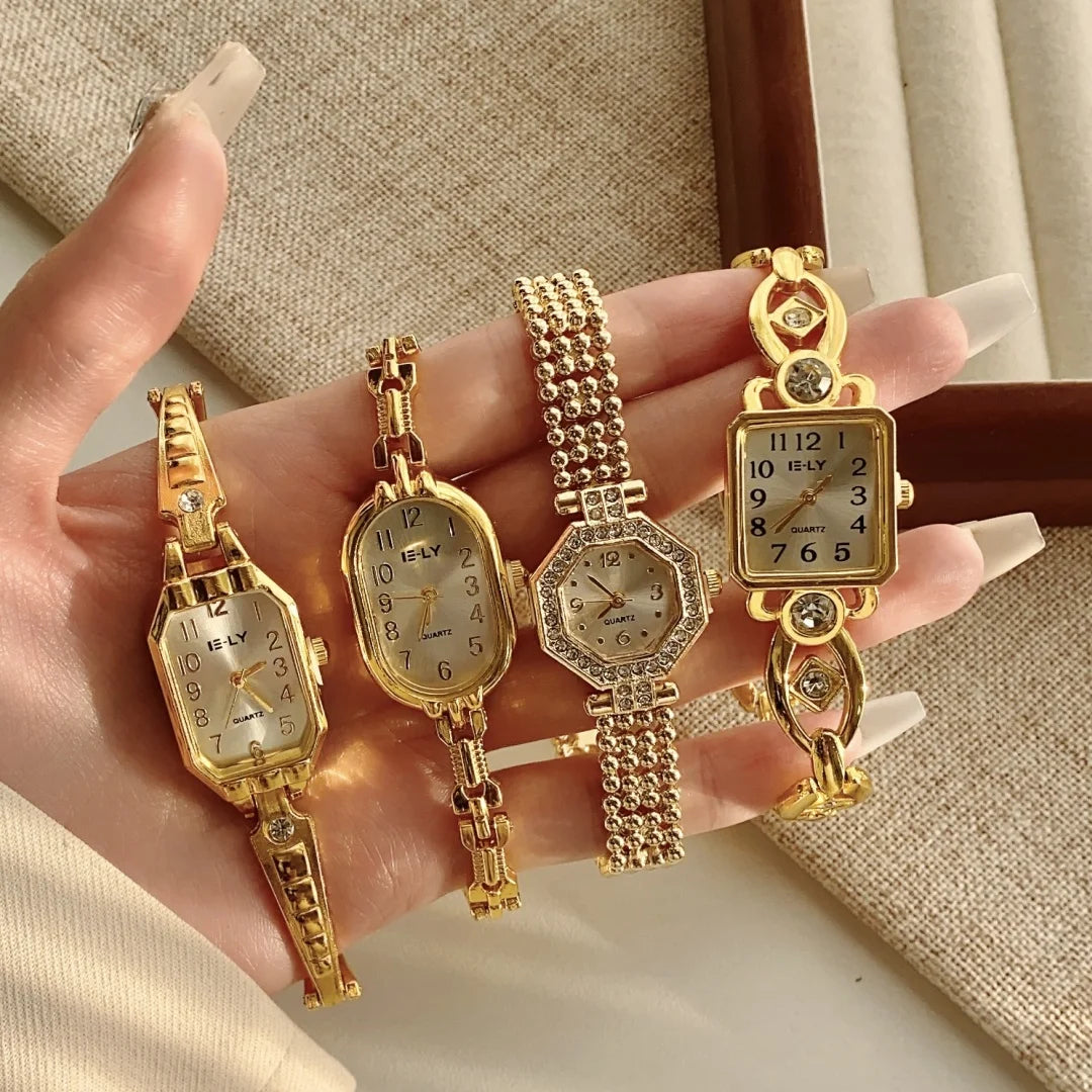 Women’s Luxury Gold Bracelet Watch