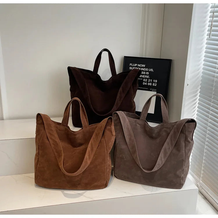 Women’s Suede Tote Bag