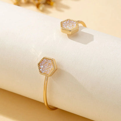 Women’s Adjustable Resin Open Bracelet