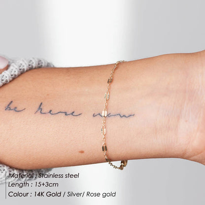 Women’s Stainless Steel Chain Bracelet