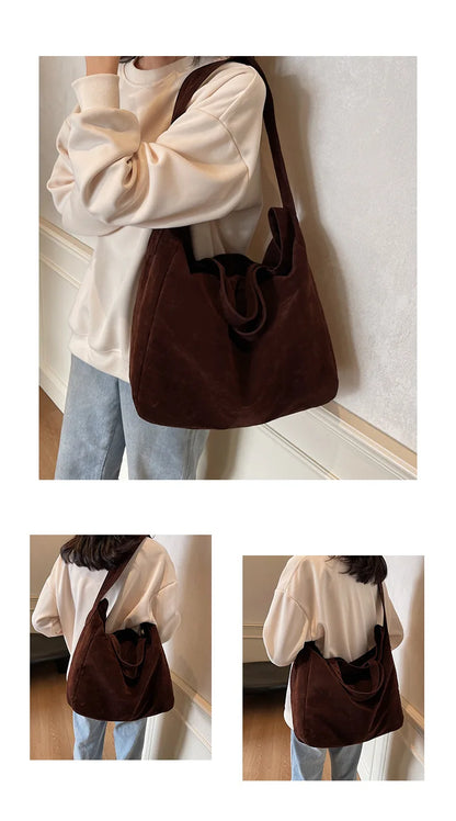 Women’s Suede Tote Bag
