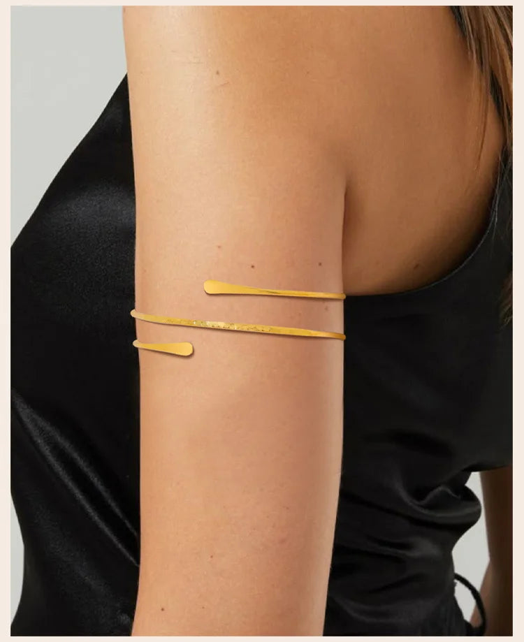 Women’s Gold Plated Upper Arm Cuff”