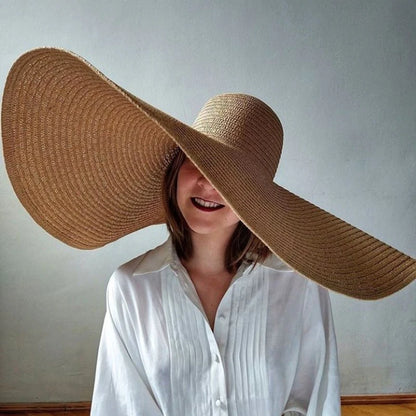 Women’s Oversized UV Protection Straw Hat