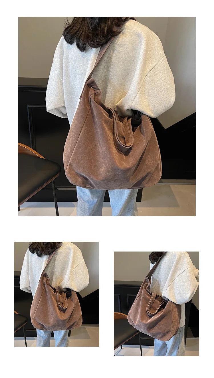 Women’s Suede Tote Bag
