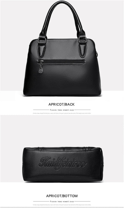 Women’s Luxury Leather Tote – Designer Large Shoulder Bag