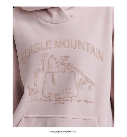 Semir Sweater Women Mid-Length Patterned 2024 New Oversize Warm Versatile Soft Winter Clothing