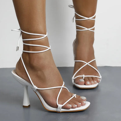 Women’s High Heel Gladiator Pumps