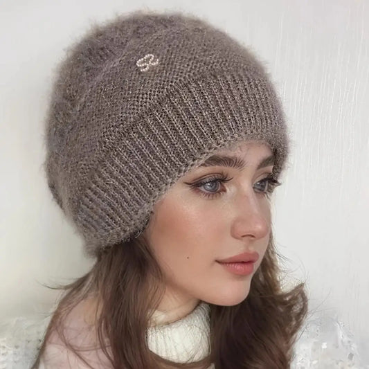 Women’s Winter Double-Layer Knit Hat
