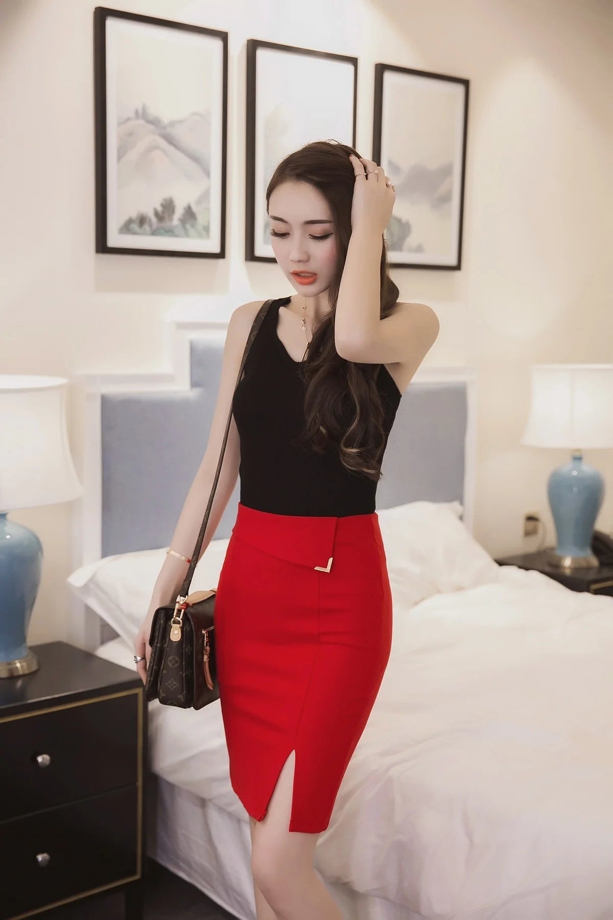 Women’s Plus Size Pencil Skirt