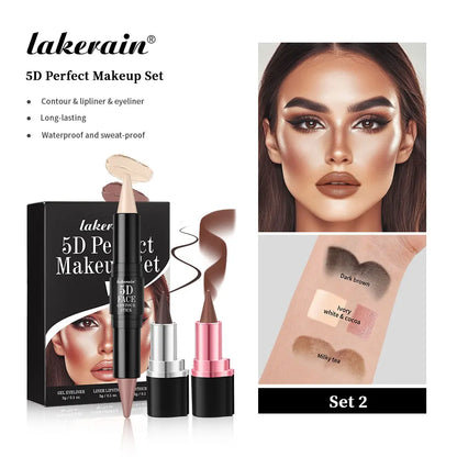 Makeup Set – Contour, Eyeliner & Lipstick