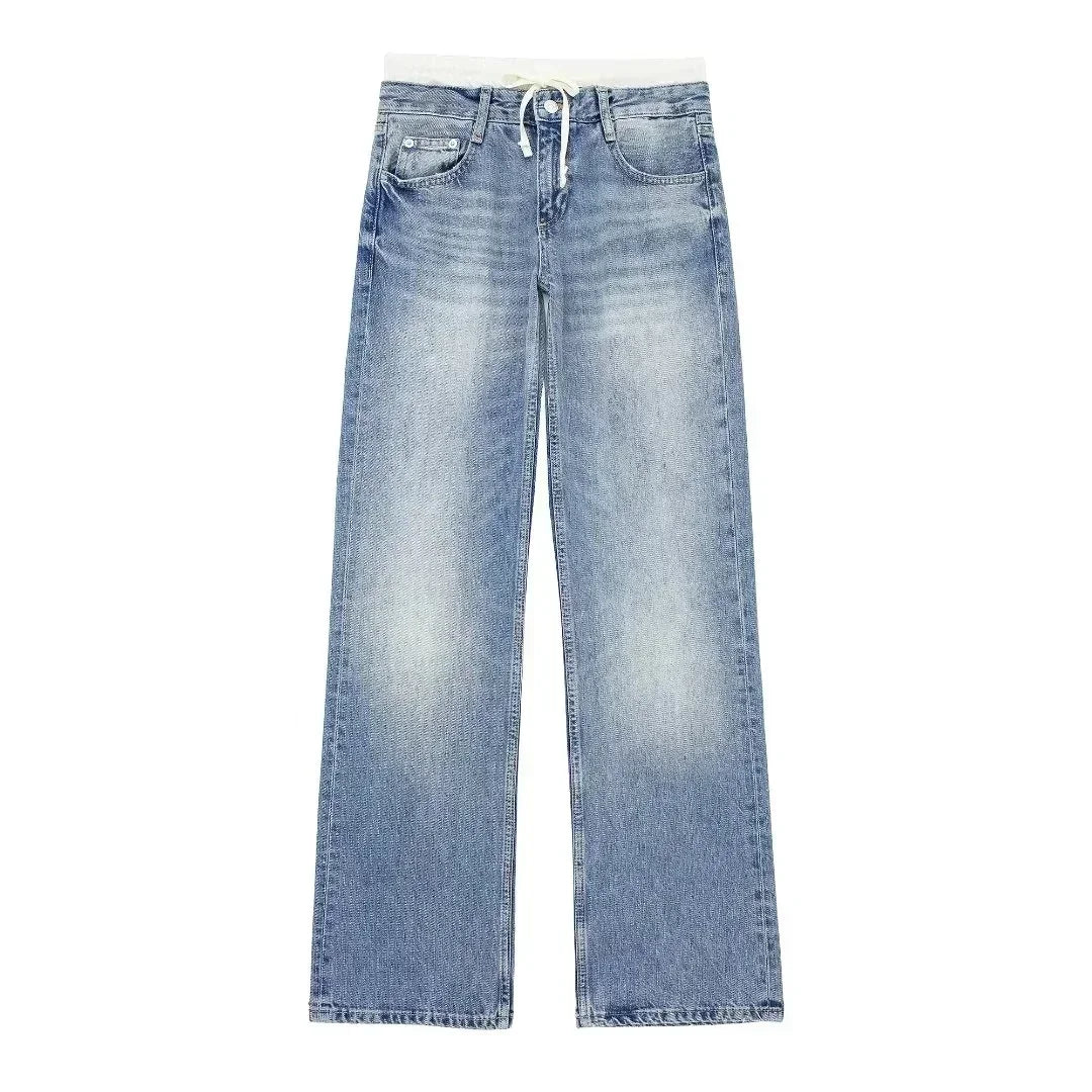 Women’s High-Waist Straight-Leg Jeans