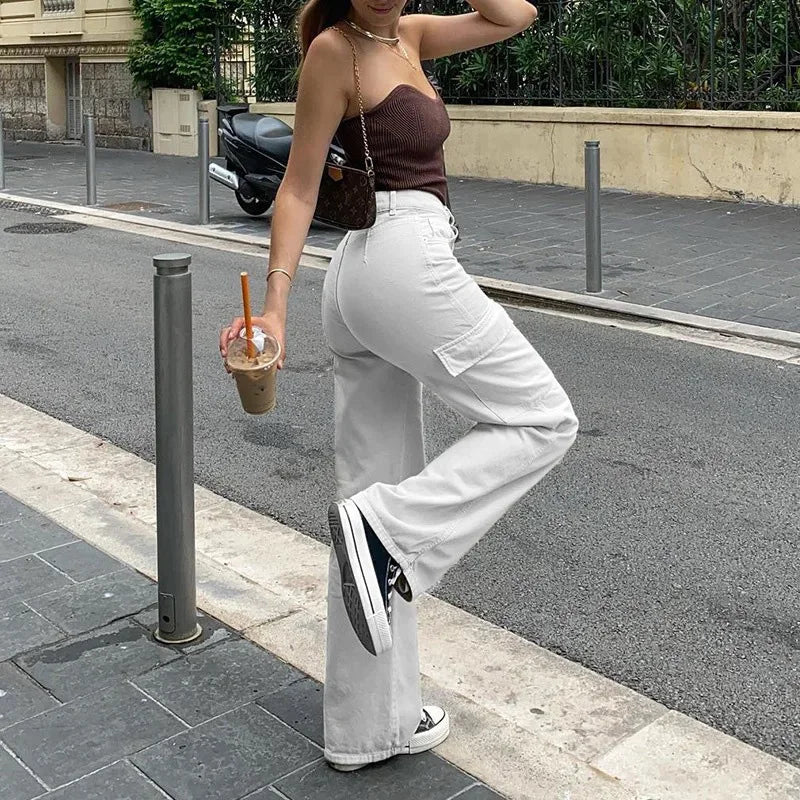 Women’s High-Waist Straight Leg Jeans