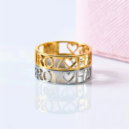 Women’s Custom Roman Numeral Ring
