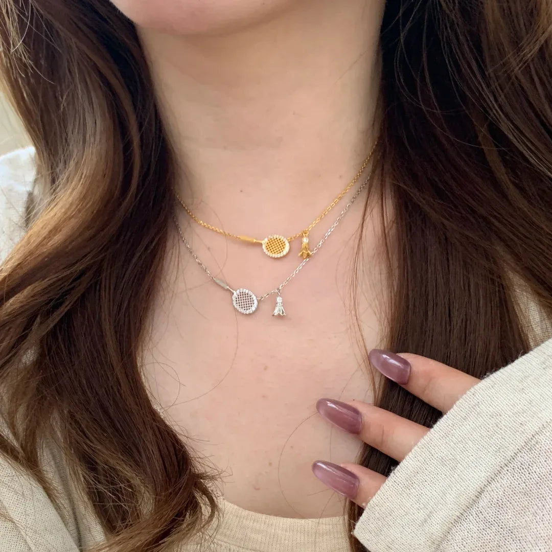 Women’s Badminton Racket Charm Bracelet