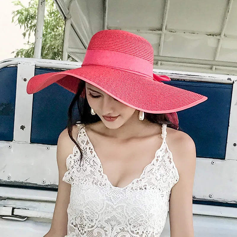 Women’s Foldable Straw Sun Hat