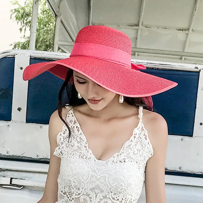 Women’s Foldable Straw Sun Hat