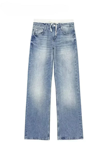 Women’s High-Waist Straight-Leg Jeans
