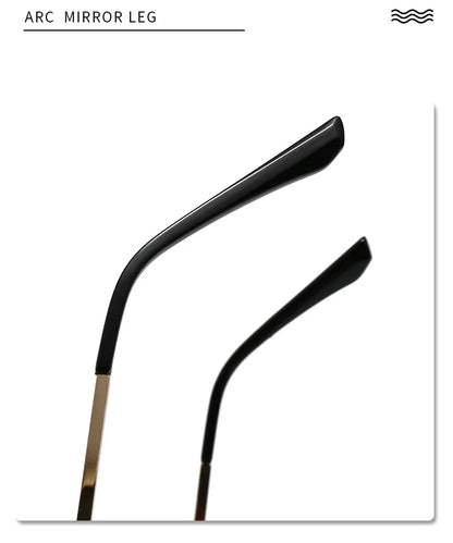 Women’s Half Frame Square Sunglasses