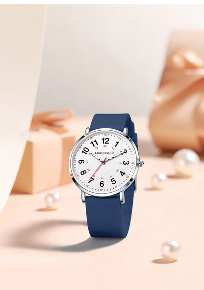 LIGE Women’s Waterproof Quartz Watch