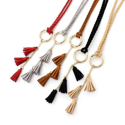 Women’s Boho Tassel Rope Belt